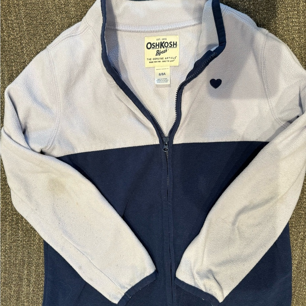 OshKosh two-tone light fleece jacket